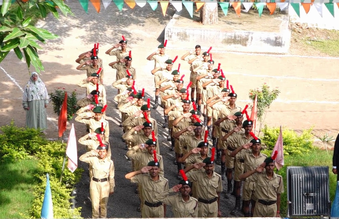 = NDA aspirants morning drill parade at NADAS defence academy