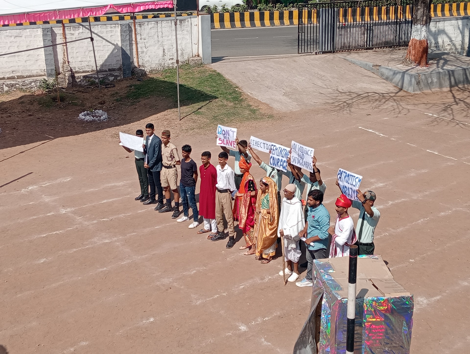 NADAS NDA aspirants in marching drill parade exercise