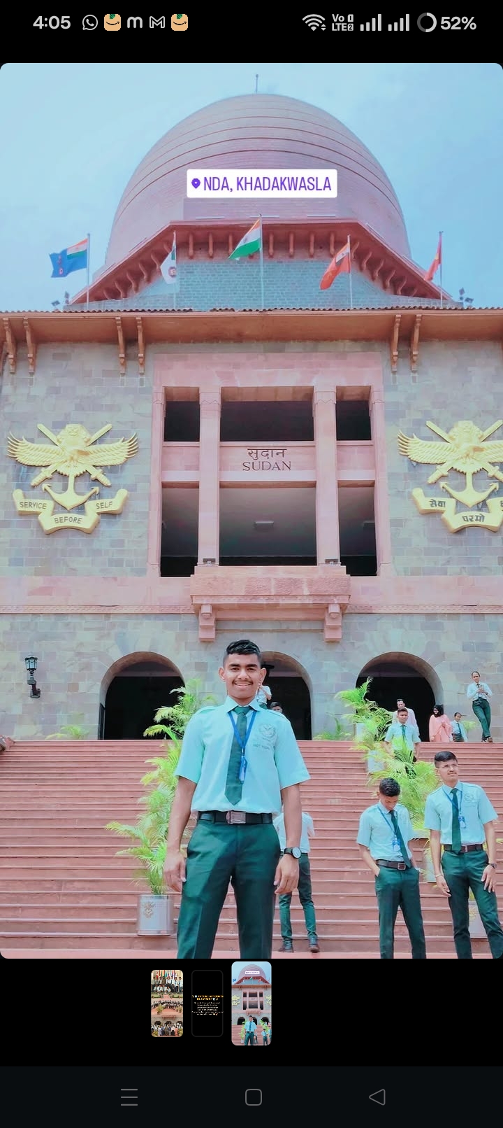 NADAS Aurangabad students at Khadakwasla National Defence Academy